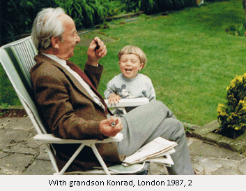 With grandson 2